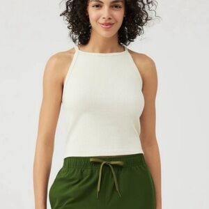 *NWT* Outdoor Voices CozyRib Tank Milk Stone Size XXL